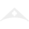 Ekena Millwork Pitch Turner Architectural Grade PVC Gable Pediment, 60"W x 27 1/2"H x 1"P (11/12) GPP060X028X100TUR - alternate 5